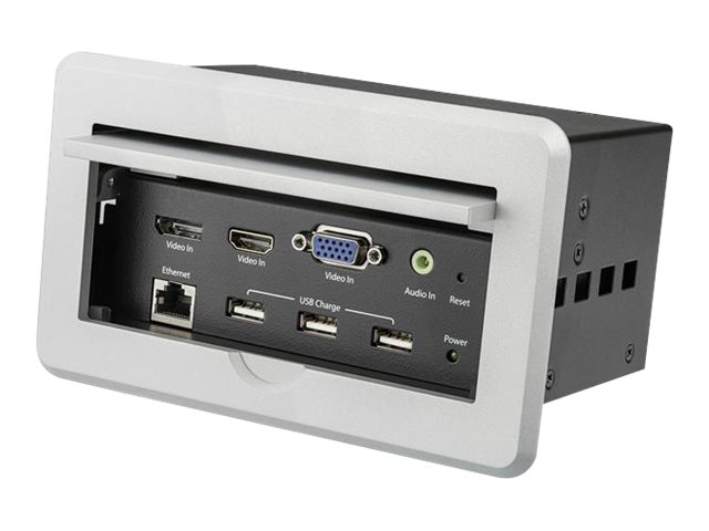 elara StarTech.com Conference Table Connectivity Pop up Box with AV and Data Ports