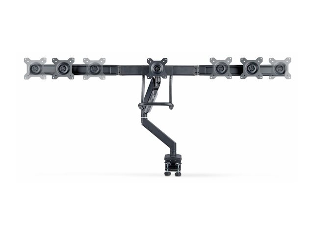 Elara StarTech.com Crossbar Triple Monitor Desk Mount VESA 75x75/100x100 Mounting Kit