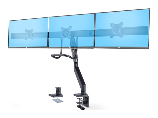 elara StarTech.com Crossbar Triple Monitor Desk Mount VESA 75x75/100x100 mounting kit