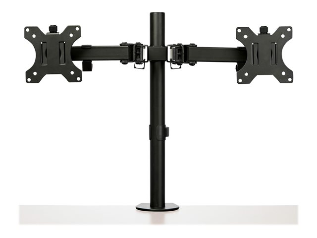 Elara StarTech.com Desk Mount Dual Monitor Arm Desk Clamp / Grommet VESA Monitor Mount For Up To 32 Inch Displays Ergonomic Articulating Monitor Arm Heig