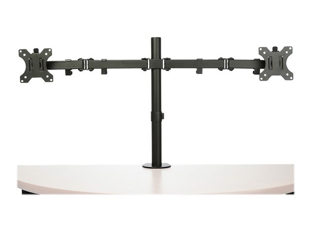 Elara StarTech.com Desk Mount Dual Monitor Arm Desk Clamp / Grommet VESA Monitor Mount For Up To 32 Inch Displays Ergonomic Articulating Monitor Arm Heig