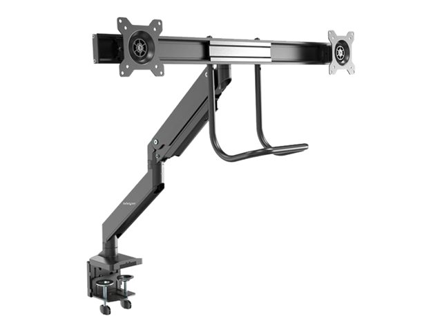 elara StarTech.com Desk Mount Dual Monitor Arm Ergonomic Dual Monitor VESA Mount for 32" 17.6lbs (8kg) Displays Crossbar Handle for Synchronized Full Moti