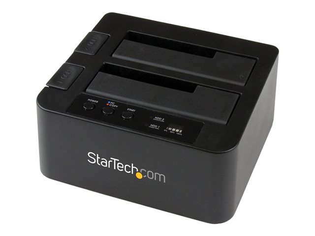 elara StarTech.com Dual Bay Hard Drive Duplicator Standalone USB 3.0 (5 Gbps) eSATA to 2.53.5 SATA III HDDSSD ClonerCopier Hard Drive Docking Station