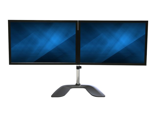 Elara StarTech.com Dual Monitor Stand Ergonomic Desktop Monitor Stand For Up To 32" VESA Displays Free-Standing Articulating Universal Computer Monitor Mo