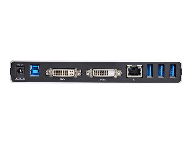 Elara StarTech.com Dual Monitor USB 3.0 Docking Station W/ DVI To VGA & HDMI Adapters 5x USB 3.0 & Audio