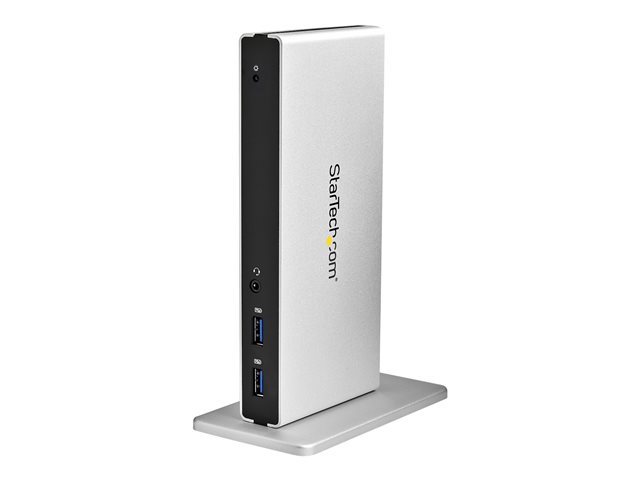 elara StarTech.com Dual Monitor USB 3.0 Docking Station w/ DVI to VGA & HDMI Adapters 5x USB 3.0 & Audio