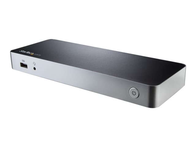 elara StarTech.com Dual Monitor USB C Docking Station with 60W Power Delivery for Windows Laptops USB C to HDMI / DVI Dock USB 3.1 Gen 1 Type C Dock with