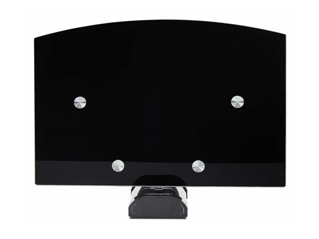 Elara StarTech.com Floating Wall-Mounted AV Shelf Adjustable Height Shelf For Under TV Organize A/V Equipment On Black Tempered Glass Shelf Shelf