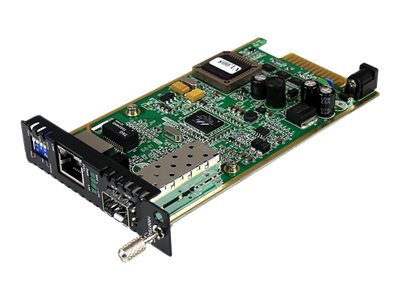elara StarTech.com Gigabit Ethernet Fiber Media Converter Card Module w/ Open SFP Slot