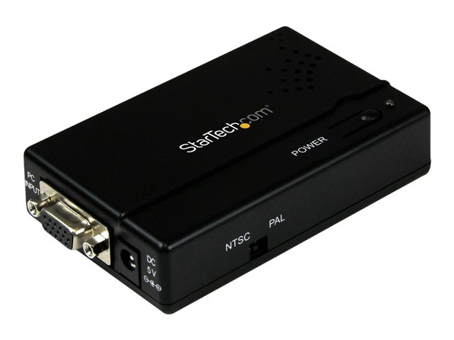 elara StarTech.com High Resolution VGA to Composite (RCA) or S-Video Converter