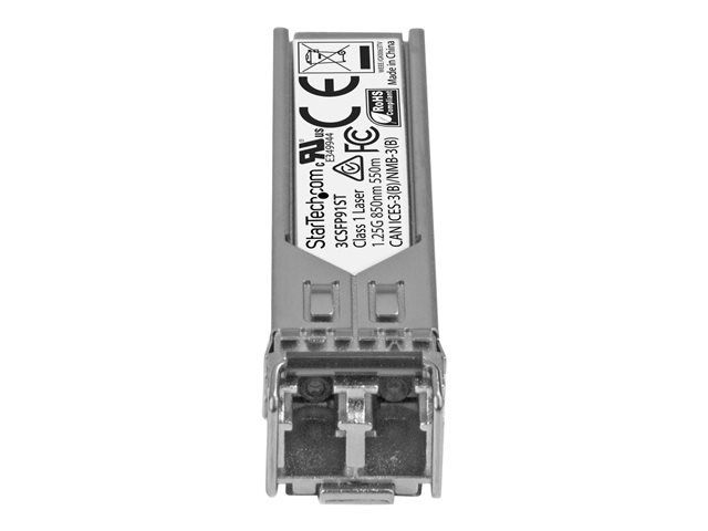 Elara StarTech.com HPE 3CSFP91 Compatible SFP Module 1000BASE-SX 1GbE Multi Mode (MMF) Fiber Optic Transceiver 1GE Gigabit Ethernet SFP LC Connector 55
