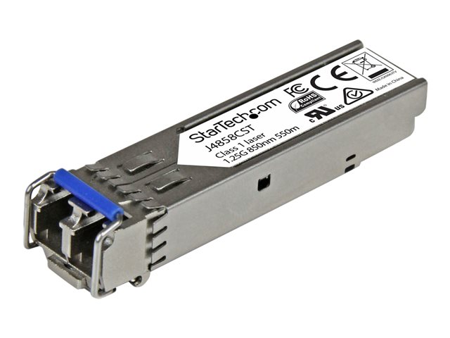 elara StarTech.com HPE J4858C Compatible SFP Module 1000BASE-SX 1GbE Multi Mode (MMF) Fiber Optic Transceiver 1GE Gigabit Ethernet SFP LC Connector 550