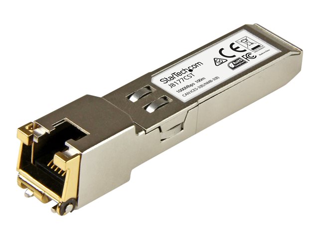 elara StarTech.com HPE J8177C Compatible SFP Module 1000BASE-T SFP to RJ45 Cat6/Cat5e 1GE Gigabit Ethernet SFP RJ-45 (Copper) 100m HPE 1810 1820 2530