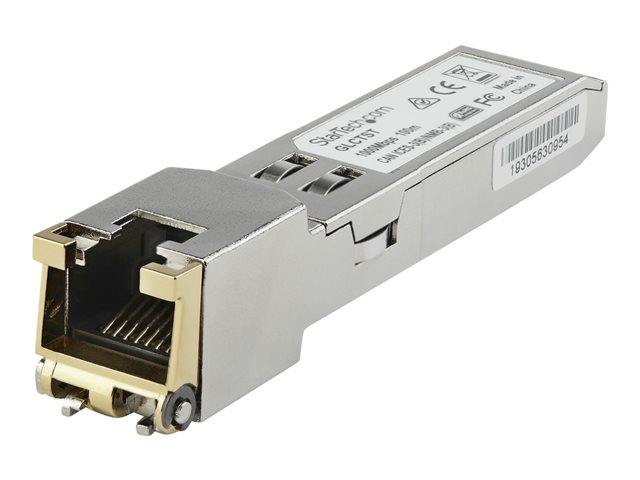 elara StarTech.com Juniper SFP-1GE-T Compatible SFP Module 1000BASE-T SFP to RJ45 (Copper) Cat6/Cat5e 1GE Gigabit Ethernet SFP RJ-45 (Copper) 100m 1Gbp