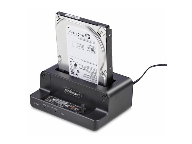 elara StarTech.com M.2 NVMe to 2.5/3.5" SATA Drive Duplicator Dual Bay Cloner
