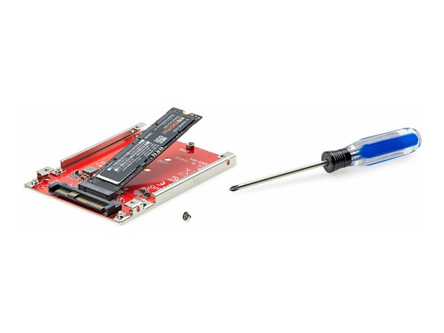 Elara StarTech.com M.2 To U.3 Adapter For M.2 NVMe SSDs PCIe M.2 Drive To 2.5inch U.3 (SFF-TA-1001) Host Adapter/Converter TAA Compliant