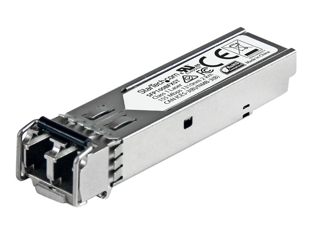 elara StarTech.com MSA Uncoded Compatible SFP Module 100BASE-FX 100MbE Multi Mode (MMF) Fiber Optic Transceiver 100Mb Ethernet SFP LC Connector 2km 13