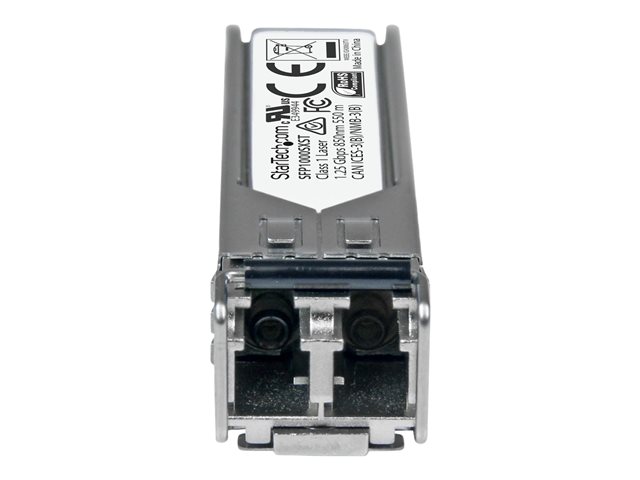 Elara StarTech.com MSA Uncoded Compatible SFP Module 1000BASE-SX 1GbE Multi Mode (MMF) Fiber Optic Transceiver 1GE Gigabit Ethernet SFP LC Connector 55