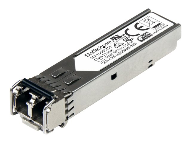 elara StarTech.com MSA Uncoded Compatible SFP Module 1000BASE-SX 1GbE Multi Mode (MMF) Fiber Optic Transceiver 1GE Gigabit Ethernet SFP LC Connector 55
