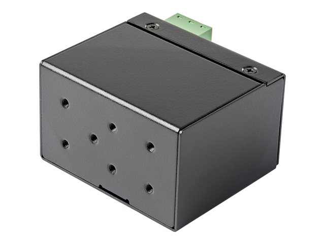 Elara StarTech.com PoE+ Industrial Fiber To Ethernet Media Converter 30W SFP To RJ45 Singlemode/Multimode Fiber Optic To Copper Gigabit Ethernet Mini/Com