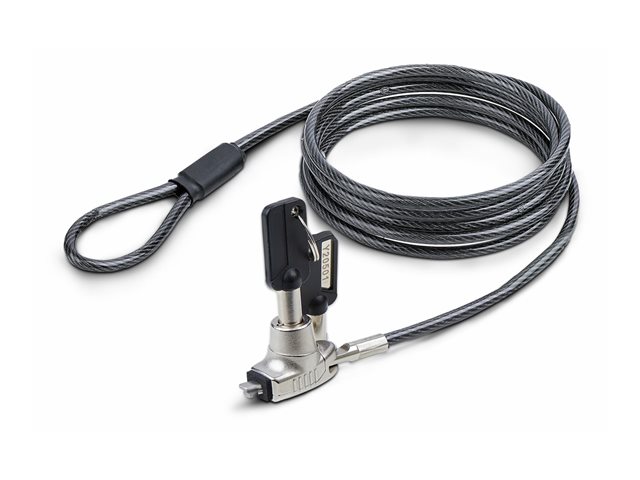 Elara StarTech.com Slim Lock Noble Wedge Slot Compatible 6.6ft Locking Cable