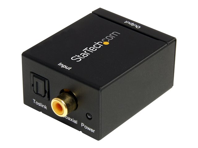 elara StarTech.com SPDIF Digital Coaxial or Toslink Optical to Stereo RCA Audio Converter