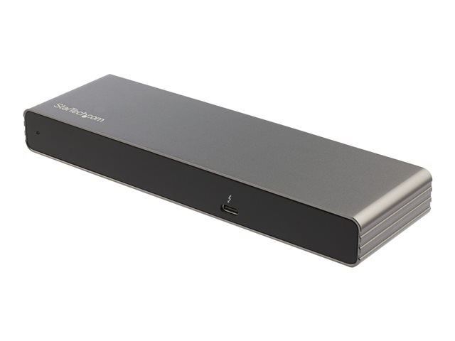 elara StarTech.com Thunderbolt 3 Dock Dual 4K 60Hz Monitor TB3 Docking Station with DisplayPort HDMI & 1080p VGA 85W Power Delivery & Charging Gigabit E