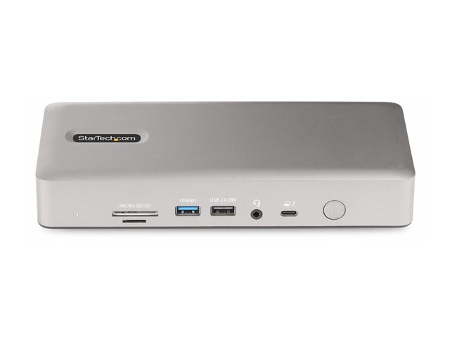 Elara StarTech.com Thunderbolt 4 Multi-Display Docking Station Quad/Triple/Dual Monitor Dock 2x HDMI/2x DisplayPort 7x USB Hub 2.5 Gigabit Ethernet 98W