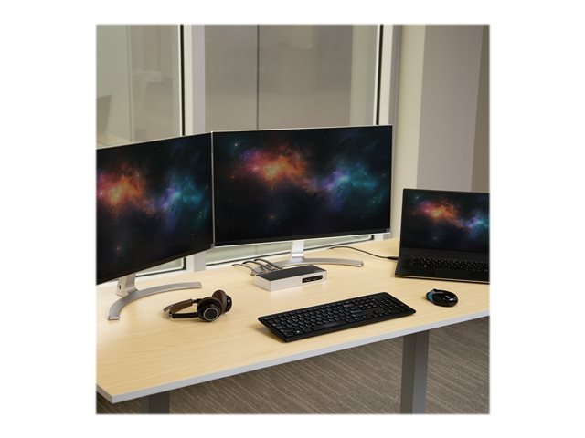 Elara StarTech.com USB 3.0 Docking Station Dual Monitor Laptop Docking Station With HDMI & DVI/VGA Video 6-port USB 3.1 Gen 1 5Gbps Hub GbE Audio Unive