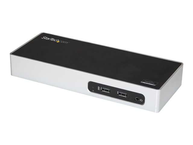 elara StarTech.com USB 3.0 Docking Station Dual Monitor Laptop Docking Station with HDMI & DVI/VGA Video 6-port USB 3.1 Gen 1 5Gbps Hub GbE Audio Unive