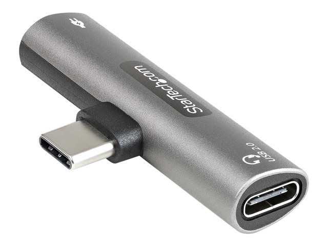 Elara StarTech.com USB C Audio & Charge Adapter USB-C Audio Adapter With USB-C Audio Headphone/Headset Port And 60W USB Type-C Power Delivery Pass-through