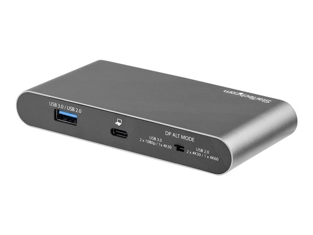 Elara StarTech.com USB C Dock 4K Dual Monitor HDMI Display Mini Laptop Docking Station 100W Power Delivery Passthrough GbE 2-Port USB-A Hub USB Type-C