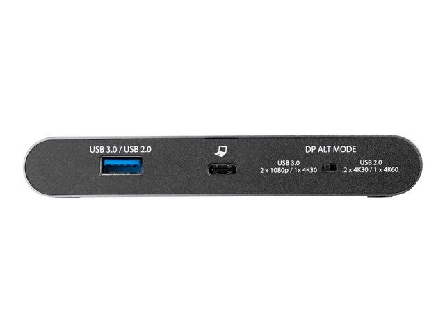 Elara StarTech.com USB C Dock 4K Dual Monitor HDMI Display Mini Laptop Docking Station 100W Power Delivery Passthrough GbE 2-Port USB-A Hub USB Type-C