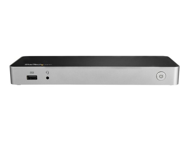 elara StarTech.com USB C Dock Dual Monitor HDMI & DisplayPort 4K 30Hz USB Type-C Laptop Docking Station 60W Power Delivery (PD) SD 4-port USB-A 3.0 Hub