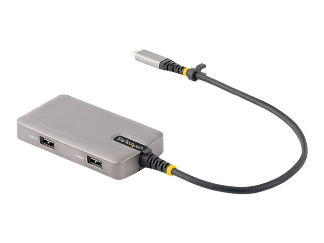 Elara StarTech.com USB-C Multiport Adapter 4K 60Hz HDMI HDR 3-Port USB Hub 100W Power Delivery Pass-Through USB Type C Mini Docking Station Certified