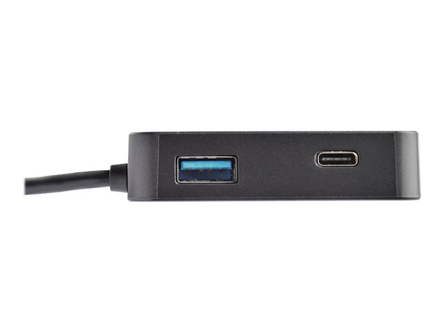Elara StarTech.com USB C Multiport Adapter Portable USB-C Mini Dock 4K HDMI Video Gigabit Ethernet USB 3.0 Hub (1x USB-A 1x USB-C) USB Type-C Multiport