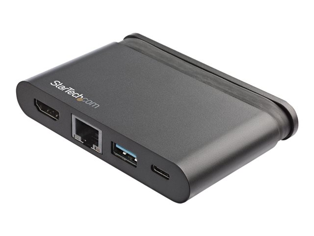 elara StarTech.com USB C Multiport Adapter USB-C Travel Mini Dock to 4K HDMI with 100W PD 3.0 Pass-Through USB-A USB-C Gigabit Ethernet Portable USB 3.0