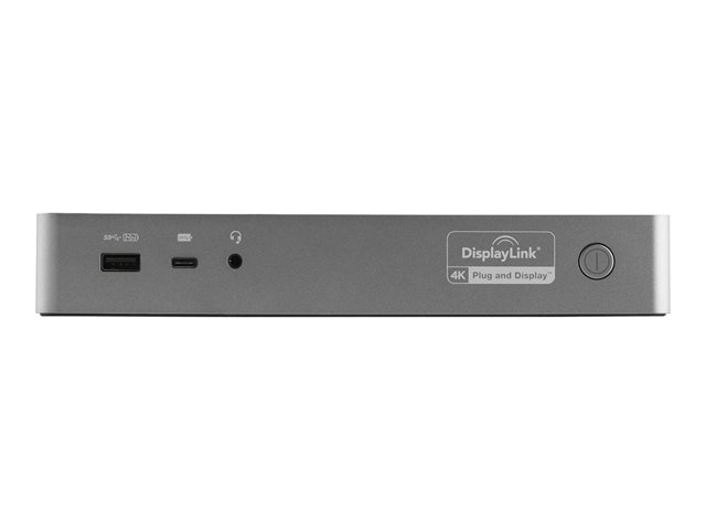 Elara StarTech.com USB-C & USB-A Dock Hybrid Universal Laptop Docking Station With 100W Power Delivery Dual Monitor 4K 60Hz HDMI & DisplayPort 4x USB 3.1