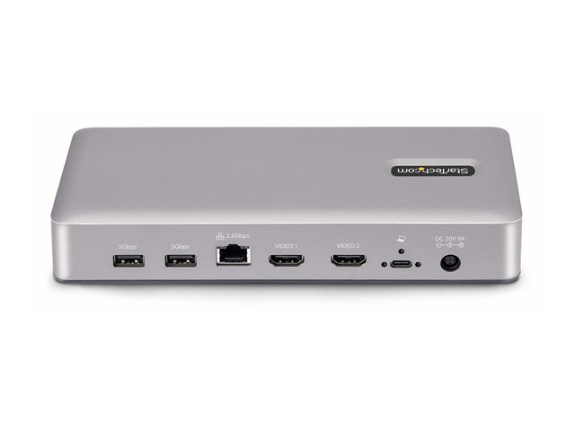 Elara StarTech.com USB4 Docking Station USB-C 40Gbps Dual Video HDMI Up To 2x 4K 60Hz 4:4:4 (RGB) Or 2x 4K 120Hz 4:2:2 Multi-Monitor Dock 6x USB 2.5Gb
