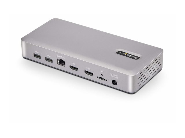 Elara StarTech.com USB4 Docking Station USB-C 40Gbps Dual Video HDMI Up To 2x 4K 60Hz 4:4:4 (RGB) Or 2x 4K 120Hz 4:2:2 Multi-Monitor Dock 6x USB 2.5Gb