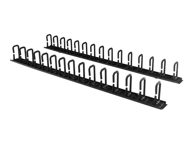 elara StarTech.com Vertical 0U Server Rack Cable Management w/ D-Ring Hooks