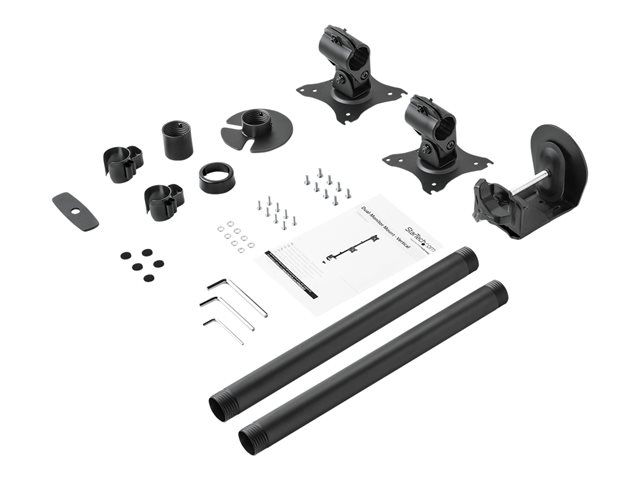 Elara StarTech.com Vertical Desk Mount Dual Monitor Arm