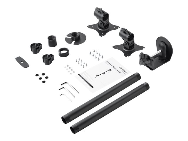 Elara StarTech.com Vertical Desk Mount Dual Monitor Arm