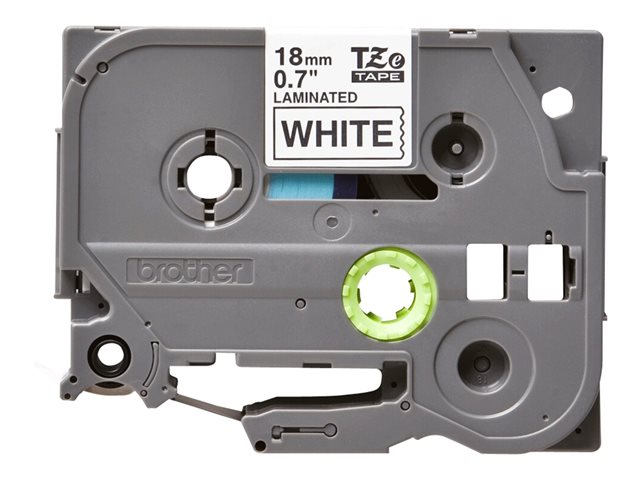 Elara TZE-241 LAMINATED TAPE 18MM 8M BLACK ON WHITE