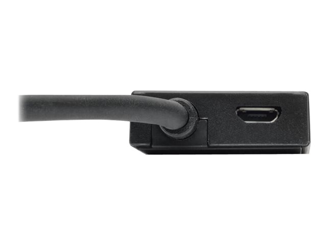 Elara Eaton Tripp Lite Series 4-Port Portable Slim USB 3.0 Superspeed Hub W/ Built In Cable