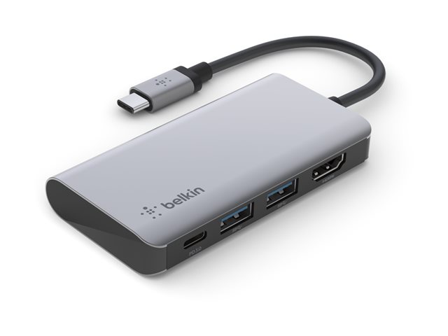 Elara Belkin CONNECT 4-in-1 Multiport Hub Adapter