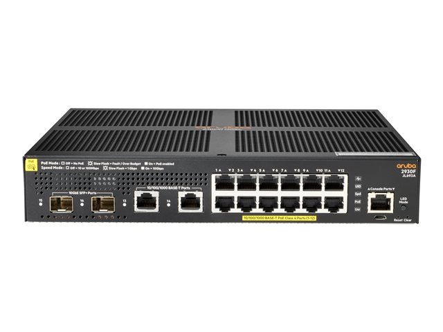 elara HPE Aruba 2930F 12G PoE+ 2G/2SFP+