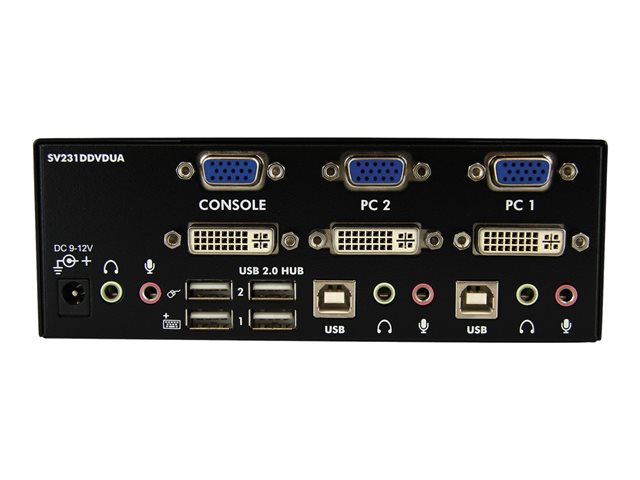 Elara StarTech.com 2 Port KVM Switch