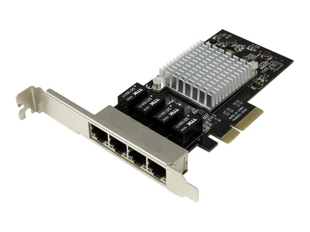 elara StarTech.com 4 Port PCIe Network Card