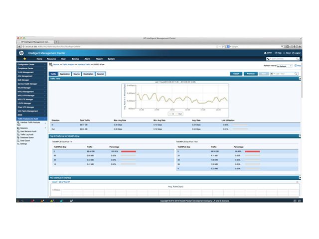 elara HPE Intelligent Management Center Network Traffic Analyzer
